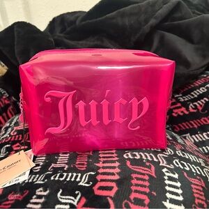 Juicy Couture Vibrant Pink Cosmetic Bag